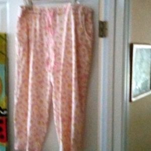 Sleep sense daisy pj capris cotton/spandex